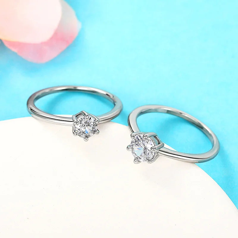 Classic CZ Engagement Ring ✨