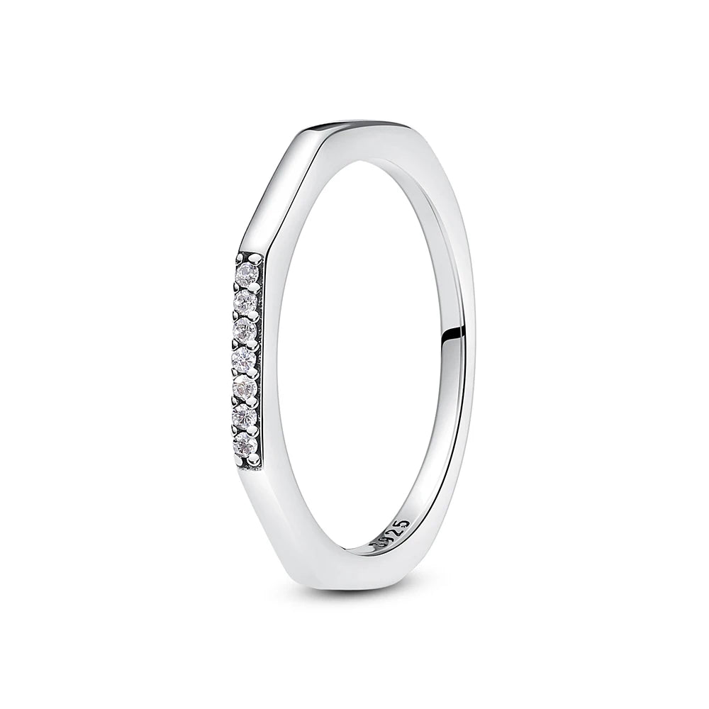 925 CZ Engagement Ring