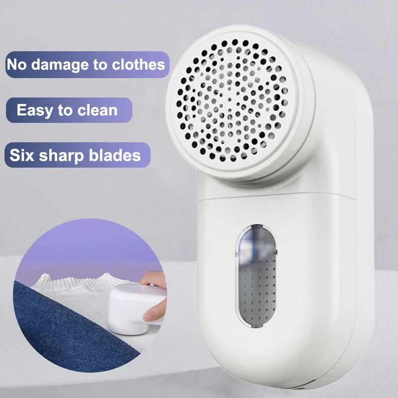 Rechargeable Fabric Shaver & Lint Remover — Clothes, Sweaters & More