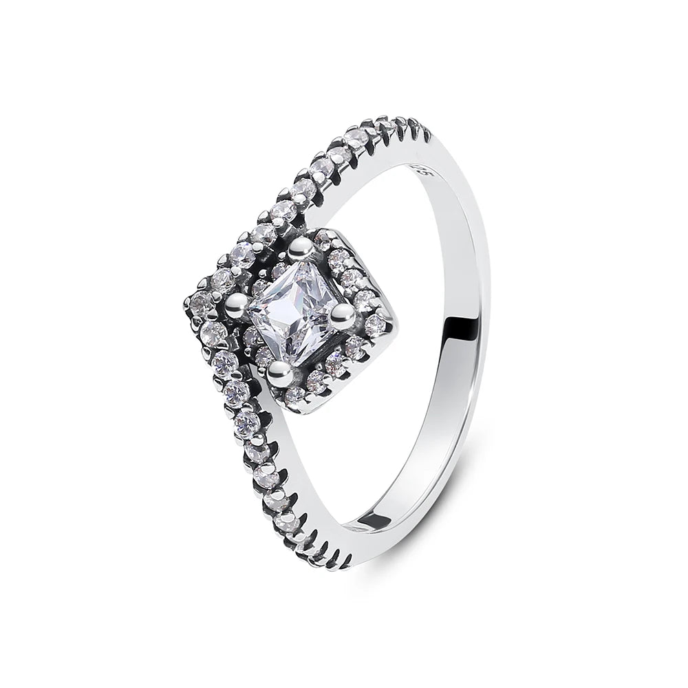 925 CZ Engagement Ring