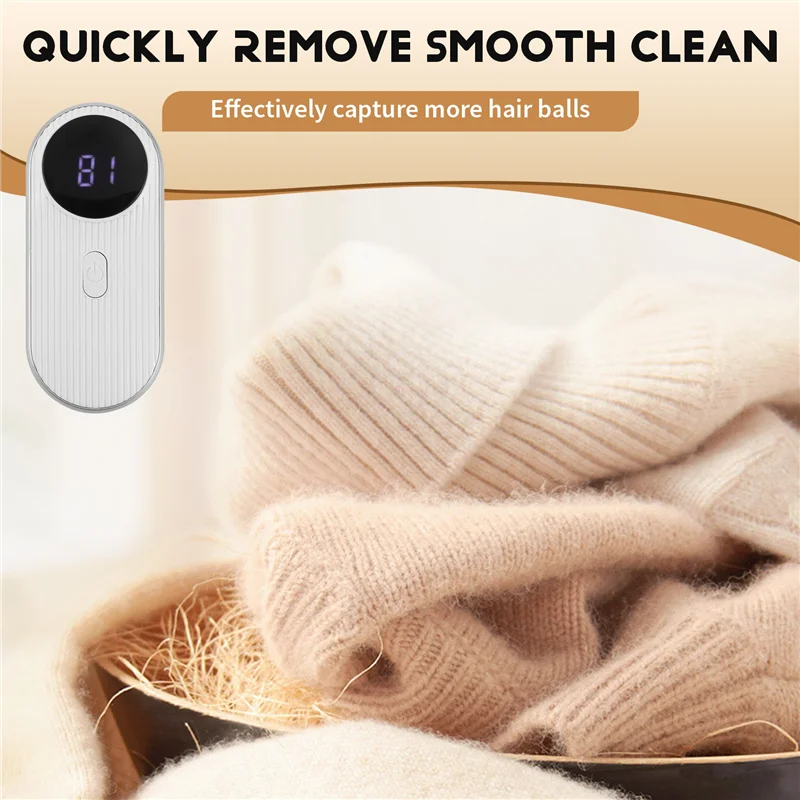 Rechargeable Fabric Shaver & Lint Remover — Clothes, Sweaters & More