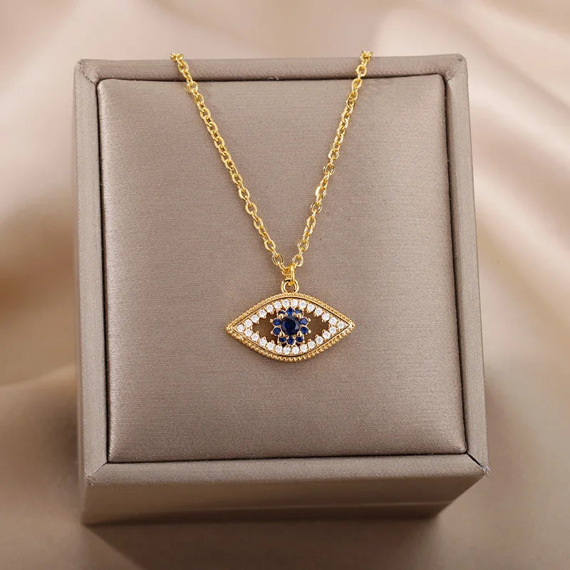 Luxury Gold Rose Flower Necklace for Women | Stainless Steel Floral Pendant | Elegant Birthday Gift for Her