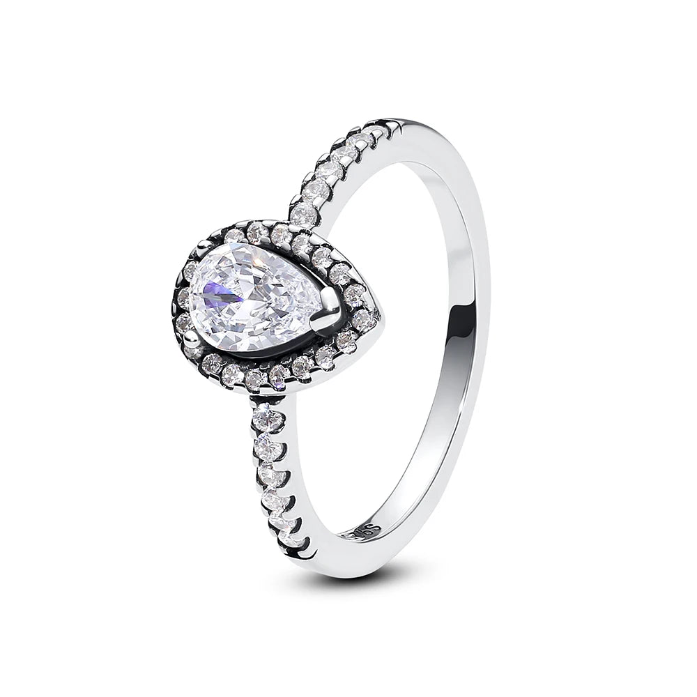 925 CZ Engagement Ring