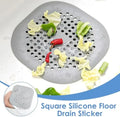 4-Pack Silicone Hair Catcher & Drain Protector – Shower & Sink
