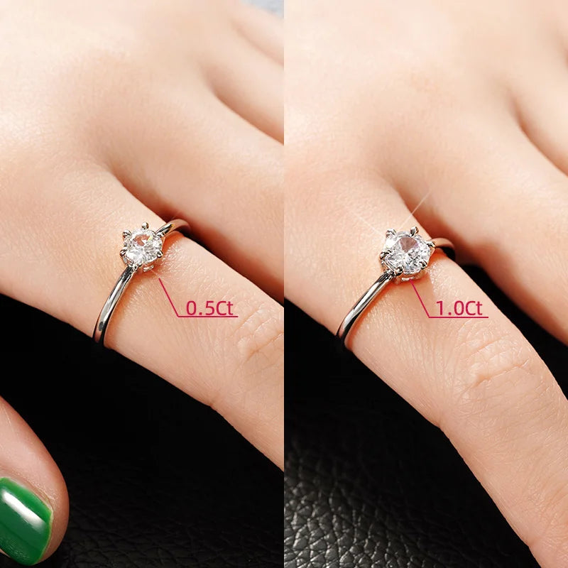Classic CZ Engagement Ring ✨