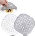 4-Pack Silicone Hair Catcher & Drain Protector – Shower & Sink