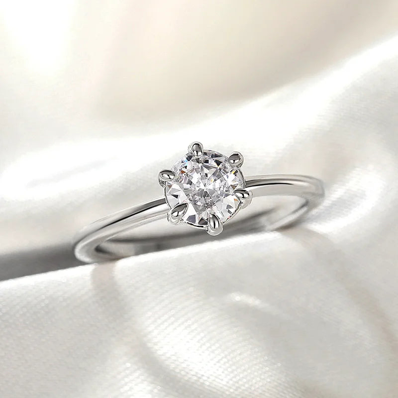 Classic CZ Engagement Ring ✨