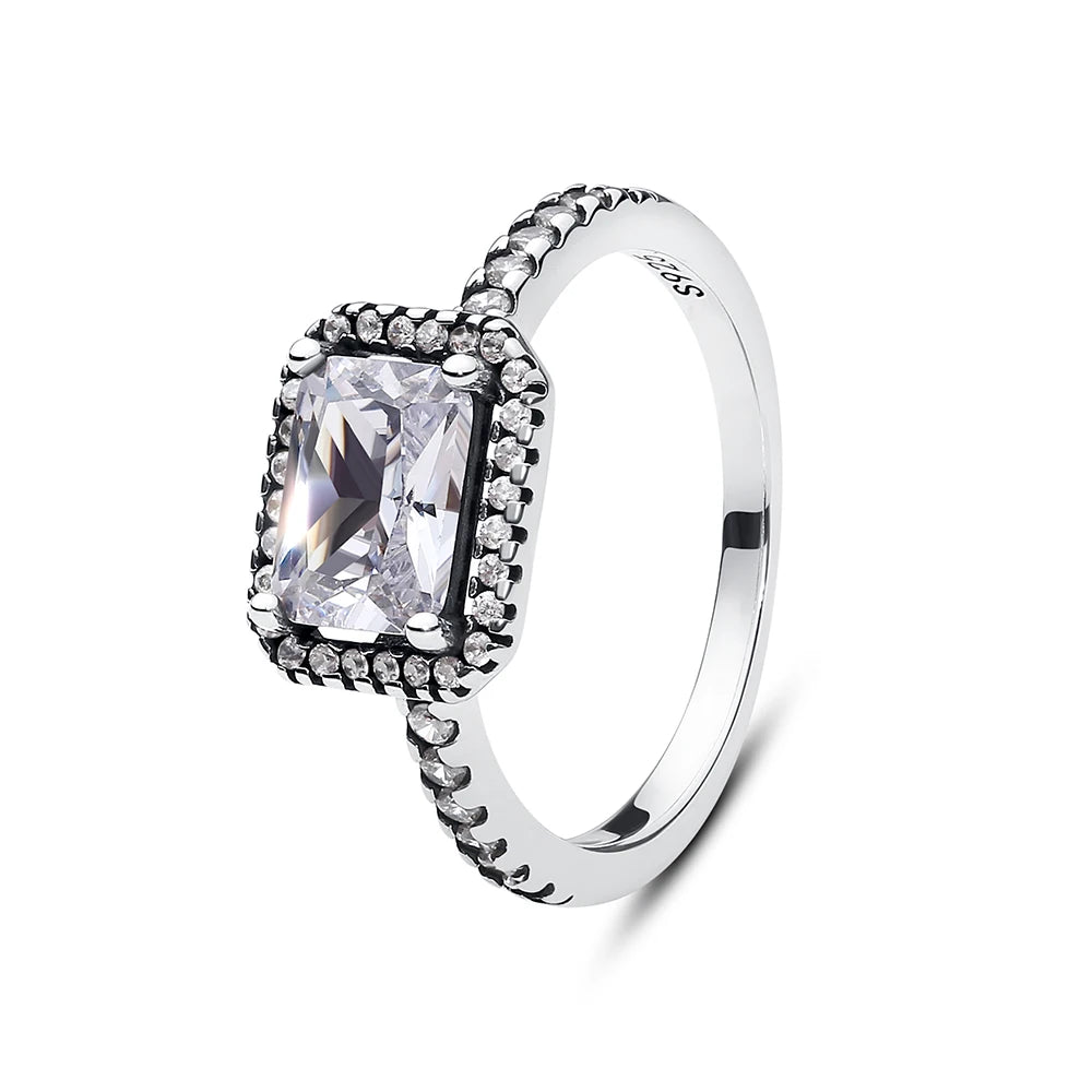 925 CZ Engagement Ring