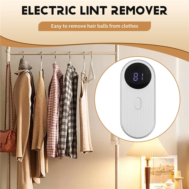 Rechargeable Fabric Shaver & Lint Remover — Clothes, Sweaters & More