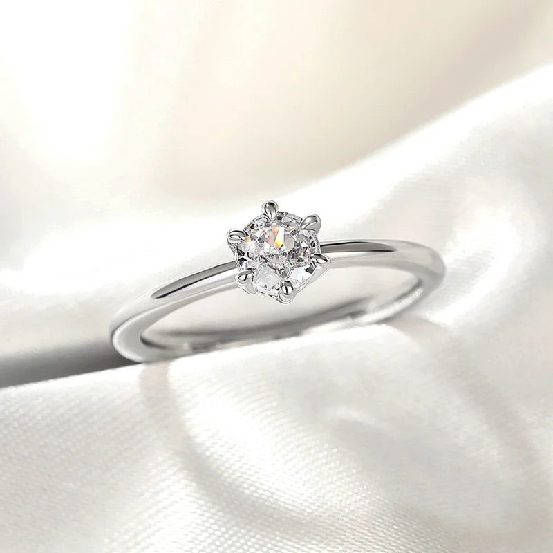 Classic CZ Engagement Ring ✨